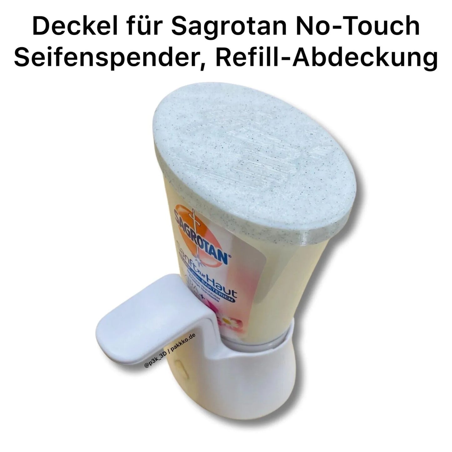 Sagrotan Seifenspender No-Touch Deckel, Refill Abdeckung