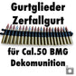 Gurtglieder Zerfallgurt für Cal.50 BMG Dekomunition 12,7x99 NATO KSK 3D-Druck