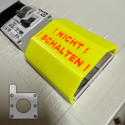 Schaltsperre für Sicherungsautomaten Leitungsschutzschalter FI Hutschiene MCB LS