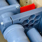 Helden Wandhalterungen DN50 HT-Rohr Blastgate Absperrschieber 50mm